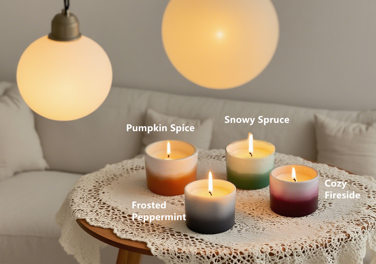 Two-tones Ceramic Candle